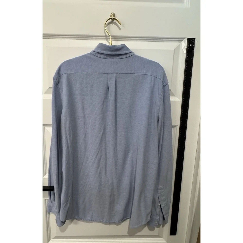 RALPH LAUREN POLO Men's NEW Long Sleeve Shirt Pima Cotton Blue Size XL XLarge